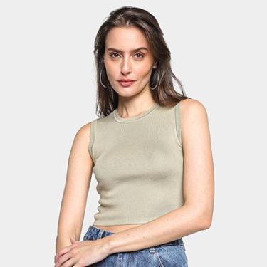 Imagem de Regata Cropped Hering Casual Feminina-Feminino