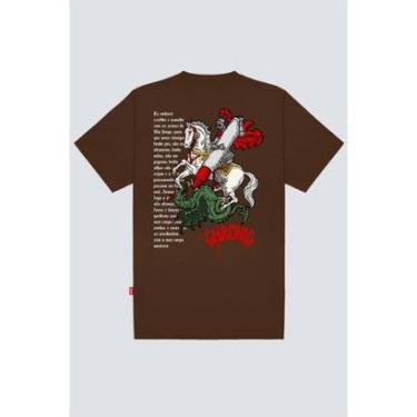 Imagem de Camiseta Chronic Big São Jorge Marrom Original-Masculino