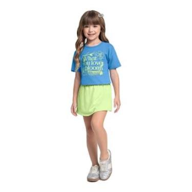 Imagem de Conjunto Blusa Cropped Short-Saia Bee Loop-Feminino