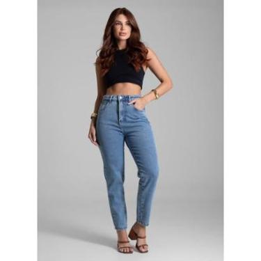 Imagem de CALÇA JEANS MOM FEMININA SAWARY REF:282353-Feminino