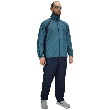 Imagem de Conjunto Agasalho Uniforme Forrado Tactel Calça E Jaqueta Esportivo Butu Biru-Masculino