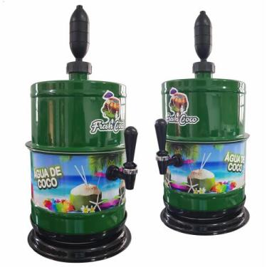 Imagem de Chopeira Portatil A Gelo Agua de Coco + Base Giratoria Não Eletrica Mo