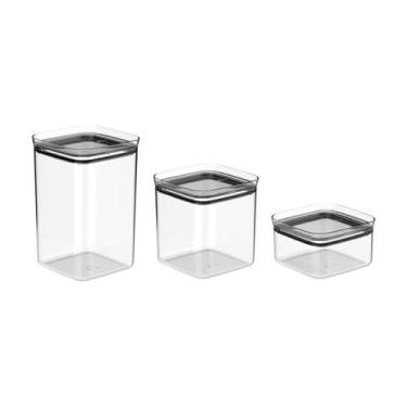 Imagem de Kit de potes herméticos Ou 3 peças Linha Block