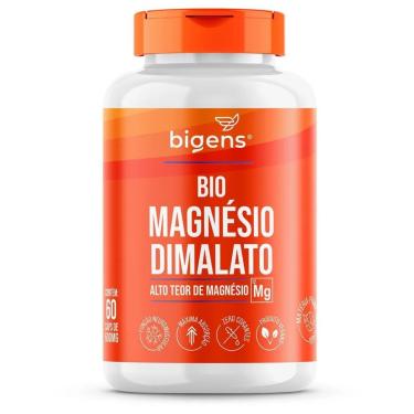 Imagem de Bio Magnésio Dimalato 600mg Alto Teor 60 Caps - Bigens-Unissex