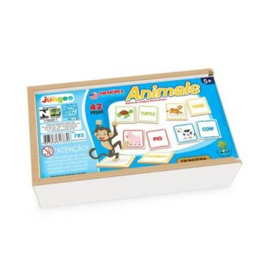 Imagem de Jogo Da Memória Em Ingles Animais Junges 783
