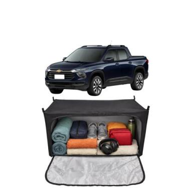 Imagem de Bolsa Para Caçamba Pick Up Todas Caminhonetes 200 Litros Em Lona Imper