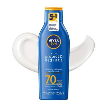 Imagem de Protetor Solar Corporal Nivea FPS 70 Sun - Protect & Hidrata 200ml, 20