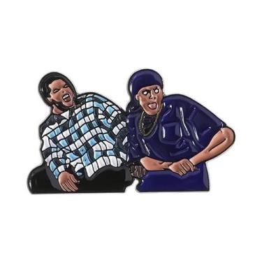 Imagem de Broche De Esmalte Chris Tucker Smokey - Filmes Engraçados, Música Hip 
