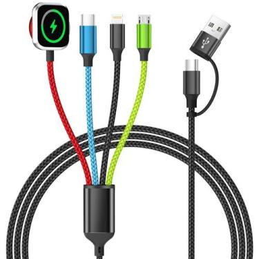 Imagem de Cabo de Carregamento Firsting 4 em 2 Multi USB A/C 1,5 m