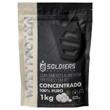 Imagem de Whey Protein Concentrado 1kg - Beijinho - 100% Importado - Soldiers Nu