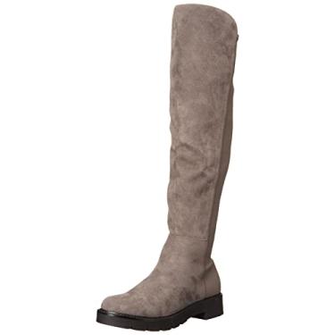 Imagem de NINE WEST Bota feminina Tread2 acima do joelho, Camurça carvão, 6.5