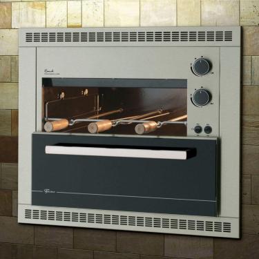 Imagem de Churrasqueira de Embutir GLP 3 Espetos Ranch Fischer Bivolt Inox