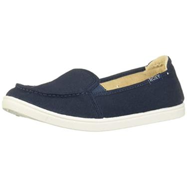 Imagem de Roxy Tênis feminino Minnow Slip on, Azul-marinho escuro Exc, 6