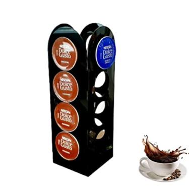 Imagem de Porta Capsulas Compat?vel Modelo D.Gus to Torre At? 16 Capsulas - Preto