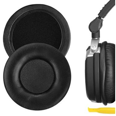 Imagem de Peças de substituição para fones de ouvido Geekria para AKG K518, K518DJ, K81, K518LE, almofadas de orelha/almofadas de orelha/tampas de ouvido/almofadas de orelha (preto)
