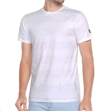 Imagem de Camiseta Oakley Geometric Striped White