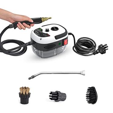 Imagem de Homesen um vapor 2500W portátil portátil limpador a vapor de alta temperatura pressurizado máquina de limpeza a vapor com cabeça de escova para móveis de cozinha banheiro carro
