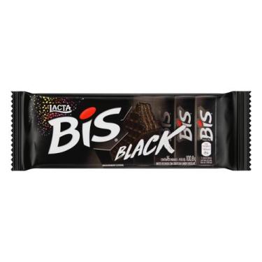 Imagem de Chocolate Bis Lacta Black 100,8G Com 16 Unidades