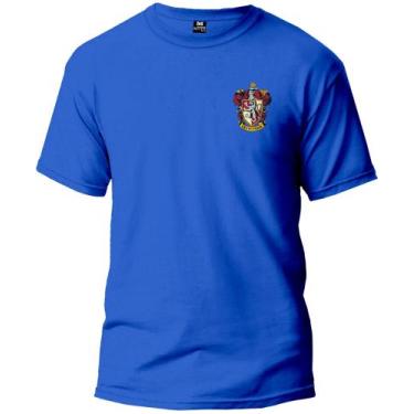 Imagem de Camiseta Adulto Harry Potter Grifinória Classic Masculina Tecido Premi