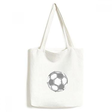Imagem de Bolsa de lona verde esportiva de futebol americano, bolsa de compras casual
