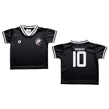 Imagem de Camiseta Bebê Vasco Preta - Torcida Baby