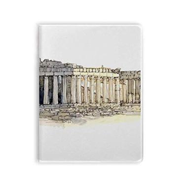 Imagem de Caderno de anotações da Acrópole de Atenas da Grécia, capa macia
