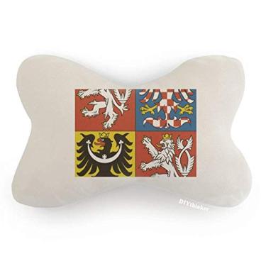 Imagem de DIYthinker Emblema Nacional Tcheco Acabamento de Carro Pescoço Decoração Almofada Almofada Almofada Almofada