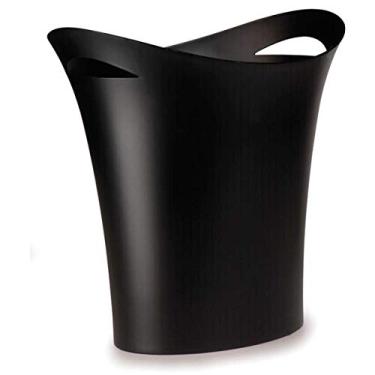 Imagem de Cesto Para Lixo Preto 8 Litros com Alca Waleu, Multicor