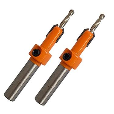 Imagem de Kit 2 Brocas com Escareador 3mm x 8mm para Rebaixo Madeira