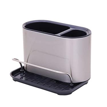 Imagem de Mimo Style Dispenser de Detergente Líquido, Feito Inteiramente em Aço Inoxidável e Detalhes em Plástico. Ideal Para Completar Sua Pia e Deixá-la Mais Organizada. Resistente, Prático e Durável