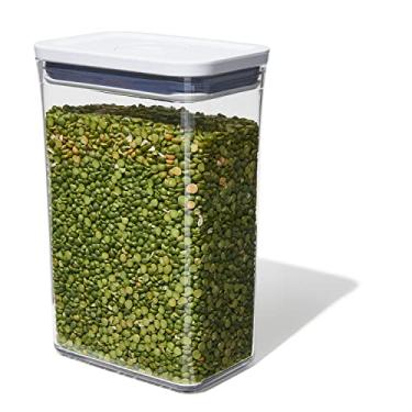 Imagem de Recipiente OXO POP Good Grips – Armazenamento hermético de alimentos – 2,7 litros para arroz e mais, transparente