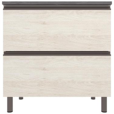 Imagem de Balcão Bartira Cristal MDP 15mm com 2 Portas - 80cm de largura