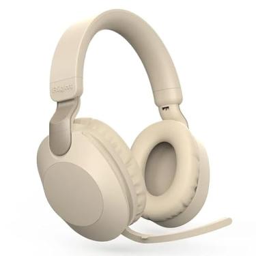 Imagem de Waillynice Os novos fones de ouvido MS-B2 sem fio Bluetooth 5.1 podem ser girados e dobrados com cancelamento de ruído, microfone de baixo para jogos de música (dourado sem caixa)