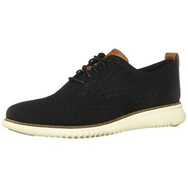 Imagem de Cole Haan 2.Zerogrand Stitchlite Oxford masculino, Preto/Marfim, 39