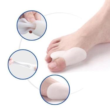 Imagem de Protetor Corretor Para Pé Joanetes Silicone - Gruposhopmix