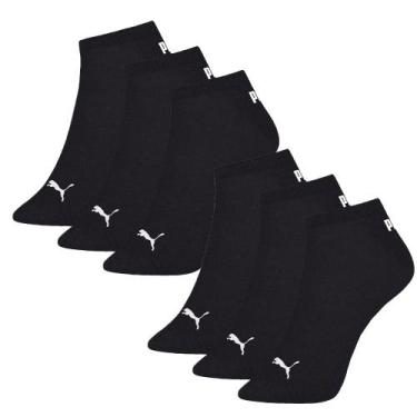 Imagem de 6 Pares De Meias Em Algodão Modelo Cano Curto Esportivas Sport Masculi