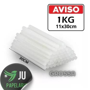 Imagem de Bastão De Cola Quente Grossa  1 Kg  11X30 Cm - tek bond