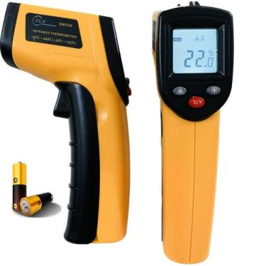 Imagem de Termometro Laser Digital Industrial Temperatura -50 A 400c - KLX Quali