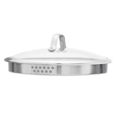 Imagem de GreenPan Tampa de vidro Venice Pro de 24 cm com alça de aço inoxidável, panelas e frigideiras, pode ser lavada na lava-louças, sem PFAS