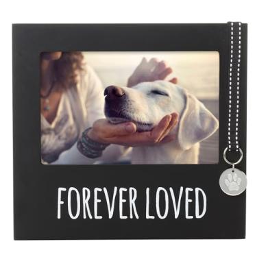 Imagem de Pearhead Moldura para fotos Forever Loved Pet Keepsake, porta-retratos para donos de animais de estimação e amantes de cães, presente memorial ideal para perda de lembranças de cães e animais de
