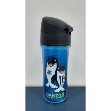 Imagem de Garrafa Squeezer Santos Fc Licenciado - Helsim 