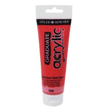Imagem de Tinta Acrílica Graduate 120ml Verm. Cadmio 500 Daler Rowney - DALER & 