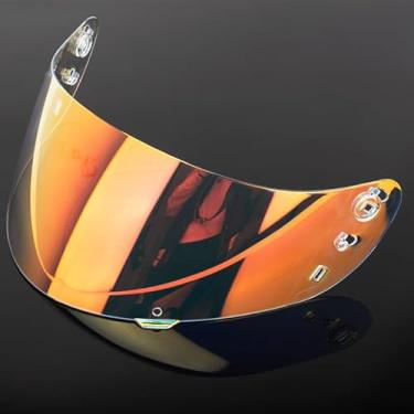 Imagem de Soman Substituição de viseira IC-04, protetor de viseira matizado Airframe Pro compatível com Airframe Pro Airmada Airform Proteção UV (Vermelho Revo Transparente)