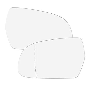 Imagem de X AUTOHAUX Substituição de vidro do espelho retrovisor do carro com placa de apoio aquecida esquerda direita lado do motorista do passageiro para Audi A5 Quattro S4 2010-2016