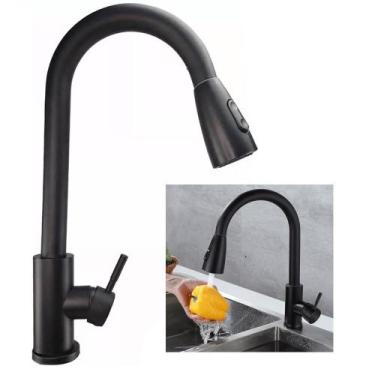 Imagem de Torneira Gourmet Monocomando Cozinha Agua Quente Fria Bancada Luxo Mod