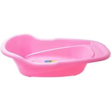 Imagem de Banheira de Bebê Com Válvula Resistente 20 litros Banho do Bebê - Meni