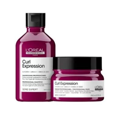 Imagem de Kit Loréal Curl Expression Sh Hidratante 300ml+ Máscara 250g - Loréal 