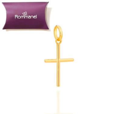 Imagem de Pingente Pequeno Crucifixo Religioso Rommanel Joias 1,7 Cm