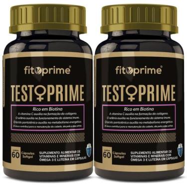 Imagem de Kit 2 Polivitaminas para Mulheres Testoprime Femme com Vitaminas Miner