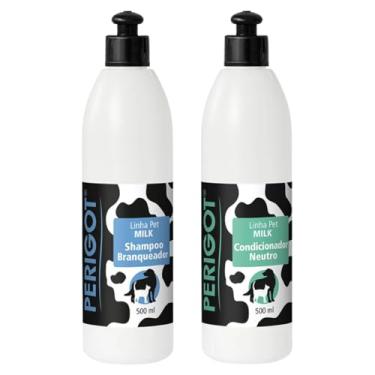 Imagem de Kit Shampoo Branqueador E Condicionador Neutro 500ml Perigot